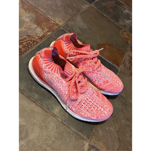 Adidas ladies ultra boost haze coral running sneakers - Picture 1 of 5